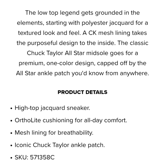 Converse All Star Hybrid Texture High Tops, 8 - Picture 8 of 16